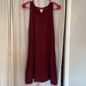 Maroon tank sundress